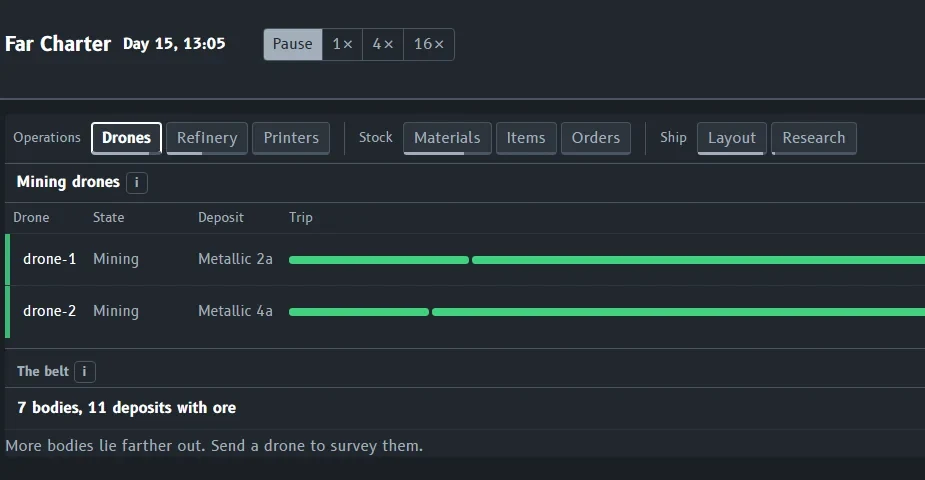 Free, Browser Based Space Industry Logistics Management Game